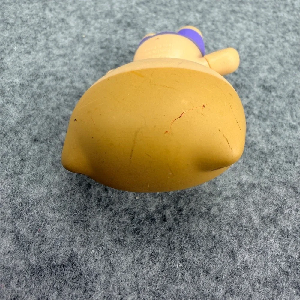 Jiffpom Cutelife Bear Figure Purple Shorts Vinyl Toy 2.5